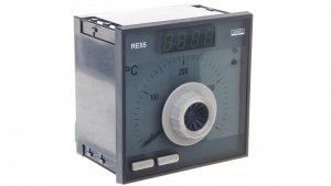 Regulator analogowy nastawa Pt100 0-400st.C regulator PID konfigurowane wyjście przekaźnikowe bez atestu KJ RE55 0531000