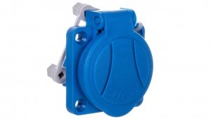 Gniazdo natablicowe niebieskie 16A 230V 2P+Z IP54 GN-16A 921815