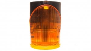 Syrena wielotonowa z sygnalizacją błyskową LED-podwójną żółtą 24V AC/DC 444.300.75