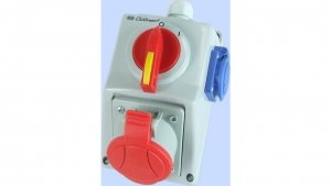 Zestaw instalacyjny z rozłącznikiem 32A 5P 400V, 1x16A 250V 2P Z O-I C32-18.1N IP54 974012