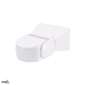 CZUJNIK RUCHU 1200W 180* IP65 BIAŁY