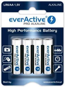 Bateria LR6 (AA) everActive Pro Alcaline (blister 4 szt.)