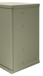 Szafa wisząca niedzielona 10   9U, drzwi blacha, 325×330x445mm (szer./gł./wys.) (w zestawie: półka stała oraz komplet śrub montażowych)