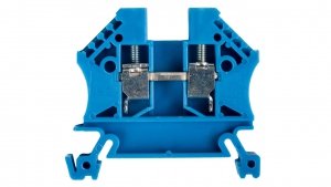 Złączka szynowa 2-przewodowa 6mm2 niebieska EURO 43407BL