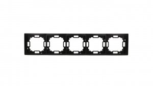 Simon Basic Ramka 5-krotna Neos IP20 czarny mat BMRC5/49