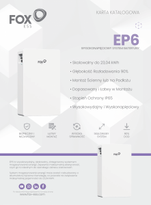 Magazyn energii FoxESS Storage Battery HV EP6
