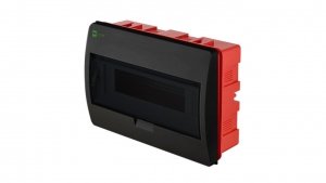 Rozdzielnica modułowa 1x12 podtynkowa IP40 1/12 zaciski PE N Elegant czarny 2413-09