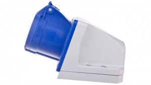 Gniazdo stałe 16A 3P 230V niebieskie IP44 /mała obudowa/ 113-6K