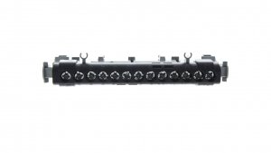 Listwa przyłączowa 13-otworów czarna IP2x C13 1x6-25+12x1,5-16mm2 004854