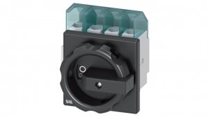 Rozłącznik główny 3P N 32A 11.5kW AC23A 400V pokr czarne montaż tablicowy 4 otwory 3LD2203-1TL51