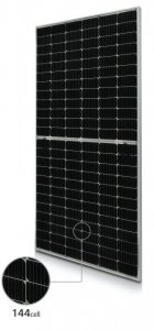 Moduł fotowoltaiczny panel PV 445Wp LG LG445N2T-E6 Bifacjal Srebrna rama
