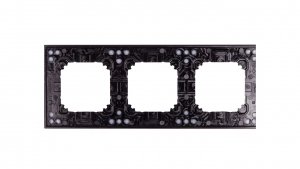 Merten M-Elegance Ramka potrójna szklana brylantowy biały MTN404319