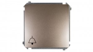 Simon Basic Przycisk /dzwonek/, szybkozłącza, satynowy BMD1.01/29