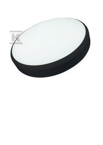 Plafoniera LED KAMA 25W/20W/15W 2250lm/1900lm/1500lm z czujnikiem ruchu CZARNA IP44, CCT z przełącznikiem do zmiany barwy światła x 5 barw LO2563BLS