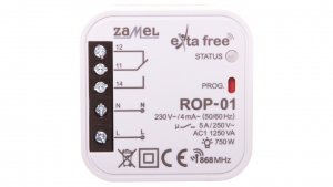 Radiowy odbiornik dopuszkowy 1-kanałowy ROP-01 EXF10000047