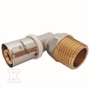 KOLANO 90ST ZAPRASOWYWANE GZ 16MM X 1/2