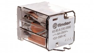 Przekaźnik 3Z 16A 230V AC na panel, Faston 250 62.83.8.230.0300