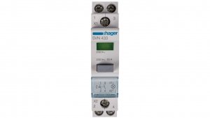 Przełącznik przyciskowy modułowy z lampką zieloną 16A 2Z SVN433