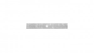 Taśma aluminiowa cięta 80 mm z otworem 3,4 mm /1kg/ TA-C-80/1