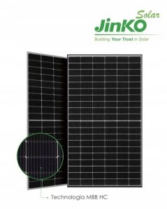 Moduł fotowoltaiczny panel PV 410Wp Jinko JKM410M-54HL4-V BF Czarna rama