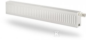 Grzejnik PURMO Plint CV22 200x800, moc grzewcza: 579W (75/65/20°C), grzejnik stalowy płytowy z podłączeniem dolnym, PURMO Plint Ventil Compact, biały RAL9016