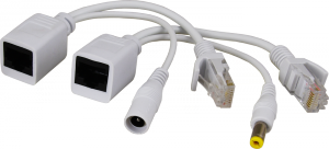 ZESTAW ADAPTERÓW PoE ZE ZŁĄCZAMI TYPU RJ Pulsar P-POE1