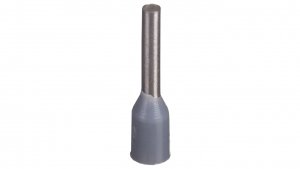 Końcówka tulejkowa izolowana TI 0,75mm2/8mm szara cynowana TI0,75L8x500 /500szt./