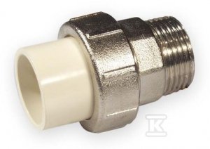 ŚRUBUN PLAST-METAL WKR KW/GZ 3/4  PVC-C
