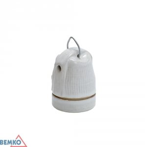 OPRAWKA CERAMICZNA E27 Z UCHWYTEM
