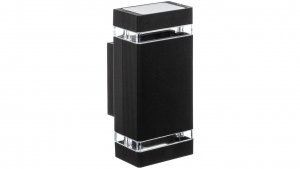 Oprawa ścienna dwukierunkowa NESSA, GU10, MAX.2x50W, IP54, AC220-240V, 50/60Hz, czarna