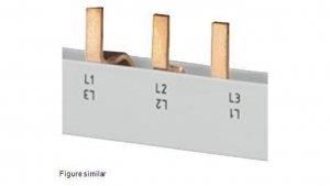 Szyna łączeniowa grzebieniowa 10qmm 3x1-faz.+HS długość 1016mm 5ST3744