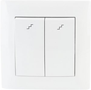 Łącznik schodowy podwójny VCX LC 05 Biały