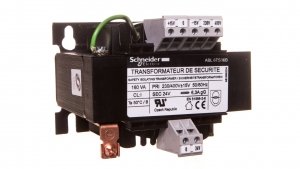 Transformator 1-fazowy separacyjny izoloany galwanicznie 160VA 230(400)V/24V ABL6TS16B