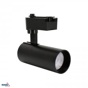 SPOT LED VERKO CZARNY 1-FAZOWY 2-ŻYŁOWY 20W 4000K 1500LM 24°