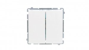 Simon Basic Łącznik świecznikowy, szybkozłącza, biały BMW5.01/11