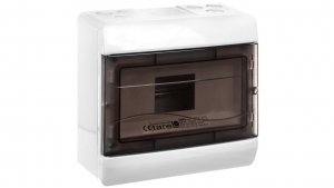 Rozdzielnica modułowa 1x9 natynkowa zaciski PE i N 2x16 8x10mm2 IP40 6662-109