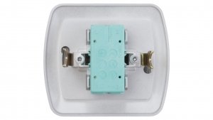 Simon Akord Łącznik jednobiegunowy aluminium metalizowane AW1/26