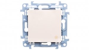 Simon 10 Łącznik krzyżowy 10AX IP20 kremowy CW7.01/41