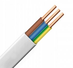Przewód NKT instal PLUS YDYp 3x2,5 żo 450/750V /bębnowy/