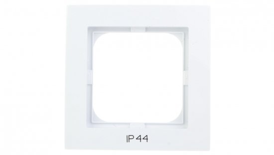 AS Ramka pojedyncza do łączników IP44 biała RH-1G/00