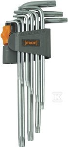 ZESTAW KLUCZY TORX - 9 KLUCZY