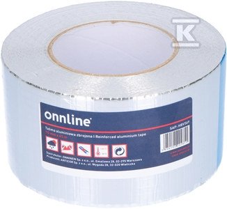 TAŚMA 75/45M ZBROJONA ALUMINIOWA