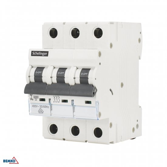 WYŁĄCZNIK NADPRĄDOWY 6KA 3P B 10A VDE SCHELINGER
