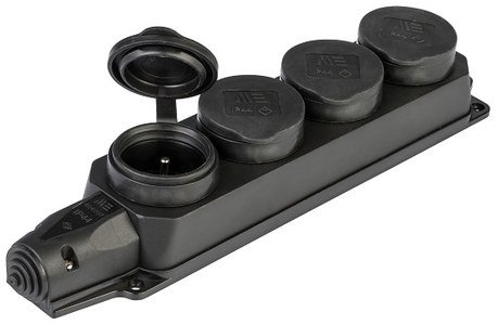 Listwa gumowa 4x230V IP44
