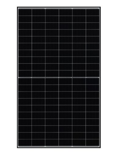 Moduły pv JA Solar, mono-Si, dwustronny, ogniwa połówkowe N-type 182mm 16-BB, 2x60psc, kable ok. 120cm, moc STC 540Wp, wym.:2063x1134x30, k.p.: złącze MC4-EVO2A, sprawność 22,7%, waga 28,8kg, rama czarna, 36szt na palecie