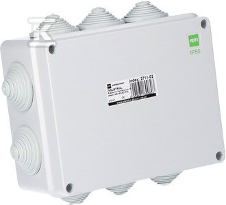 PUSZ.N/T 198X163X80 DŁ.10 IP55 INDUSTR.