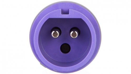 Wtyczka przenośna 32A 2P 24V fioletowe IP44 072v