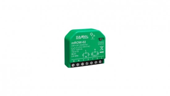 SUPLA Odbiornik dopuszkowy WI-FI 2-kanałowy dwukierunkowy miniaturowy mROW-02 SPL10000037
