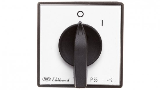 Łącznik krzywkowy 0-1 1P 16A natablicowy bez płytki przedniej Łuk 16-52 IP-65 921652