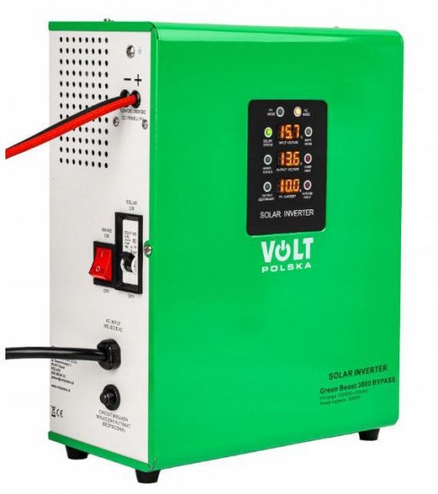 Przetwornica solarna VOLT POLSKA GREEN BOOST MPPT 3000 (120-350VDC) BYPASS